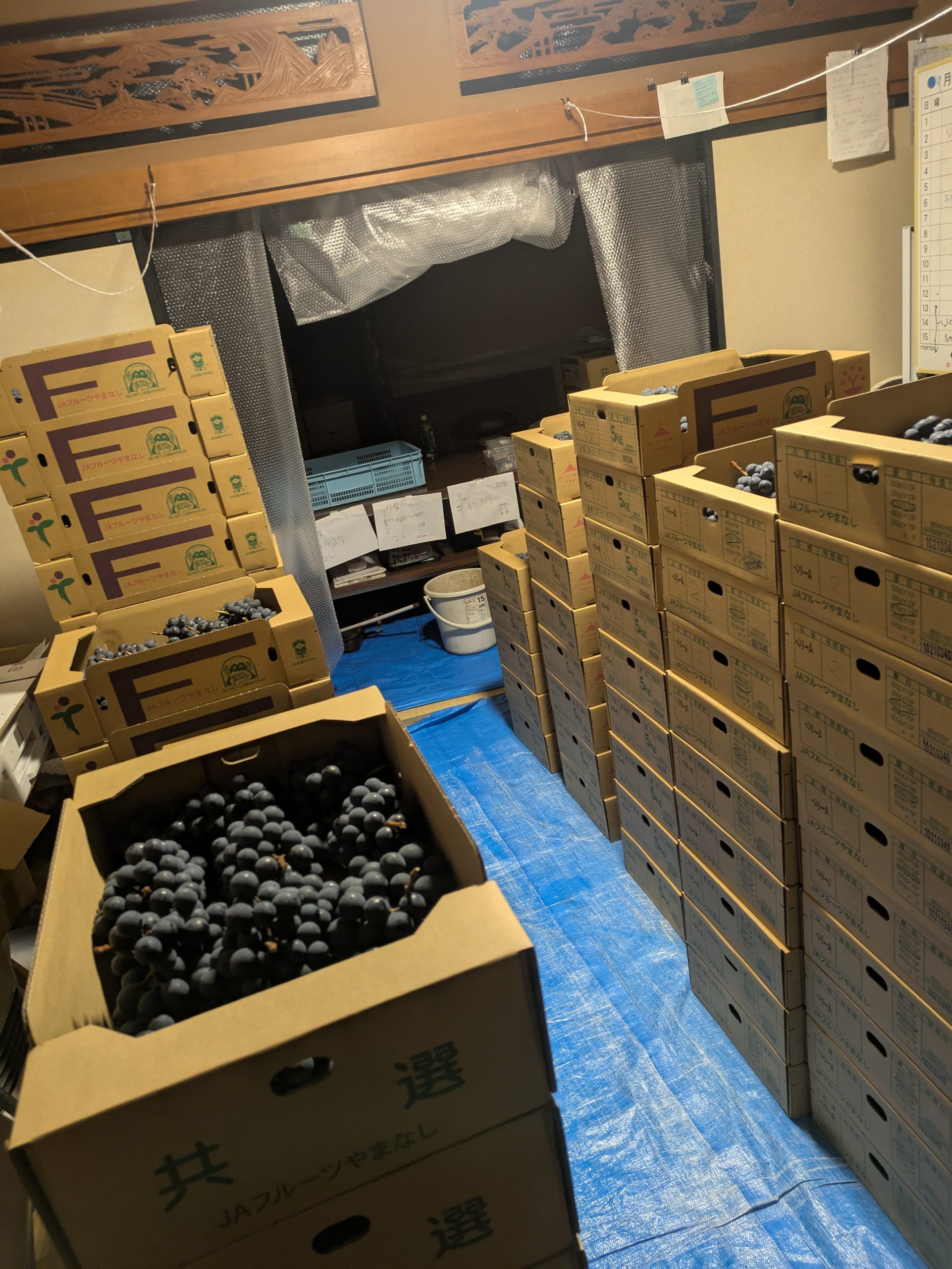 出荷作業してました